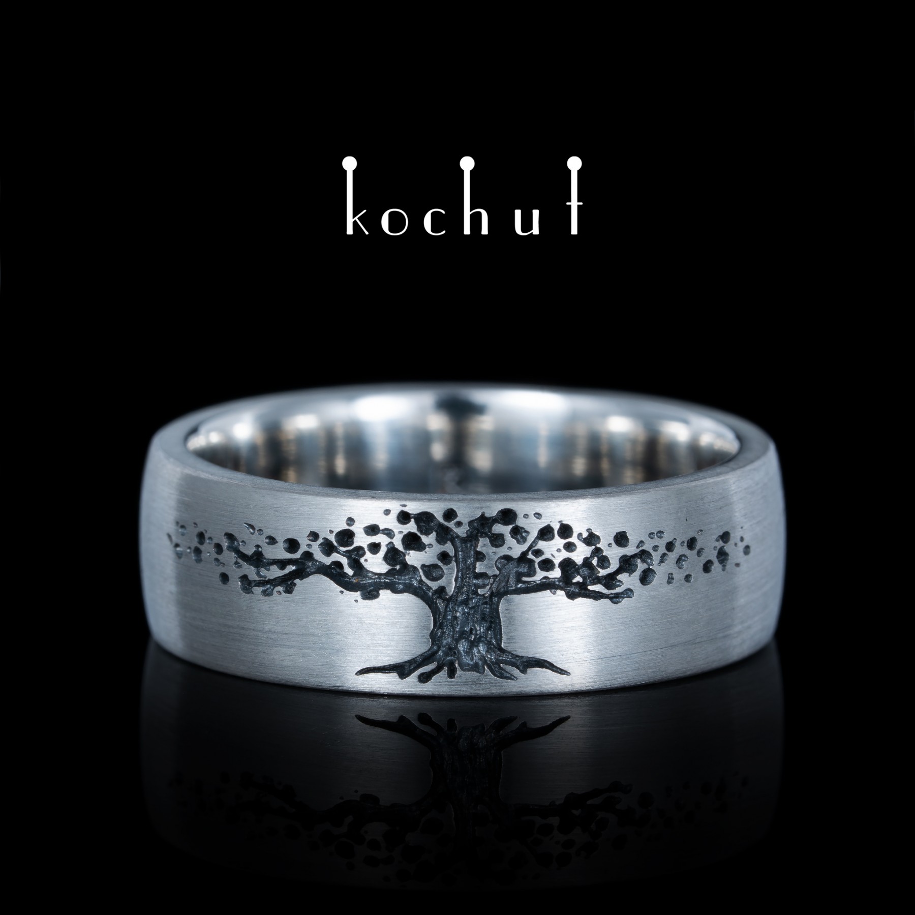 Ophef groet diep Wedding ring «The Tree of Life» | Silver, oxidation