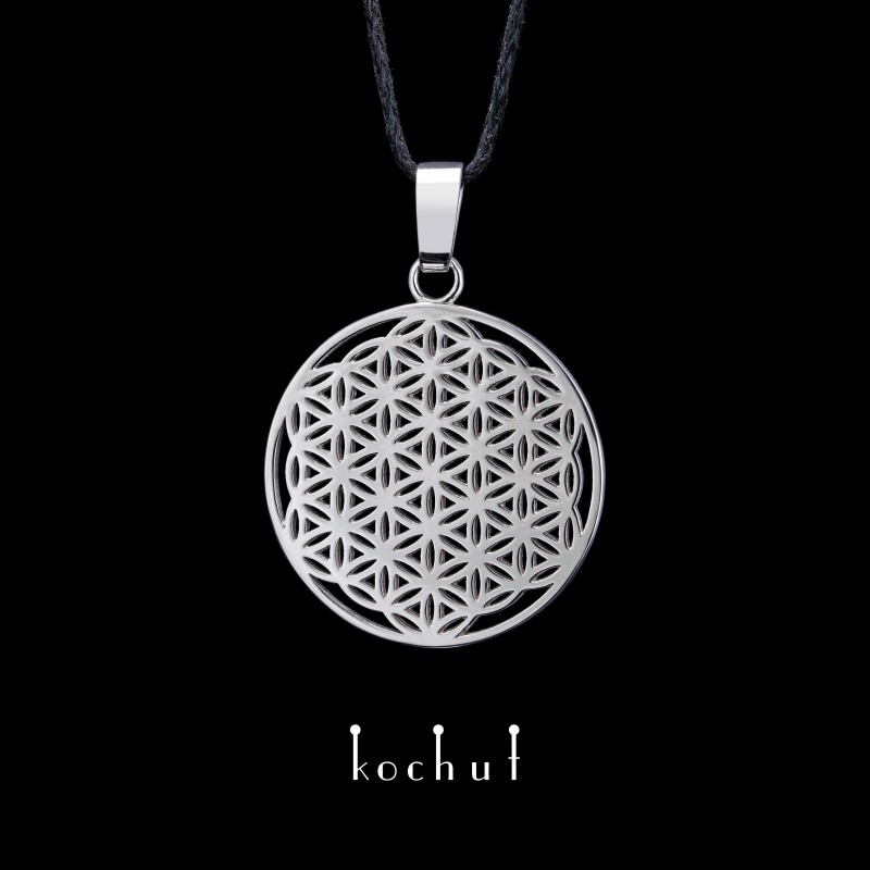 Pendant «Flower of life». Silver