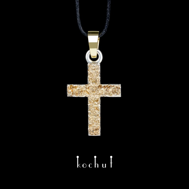 Cross "Soul And Body". Silver, gold