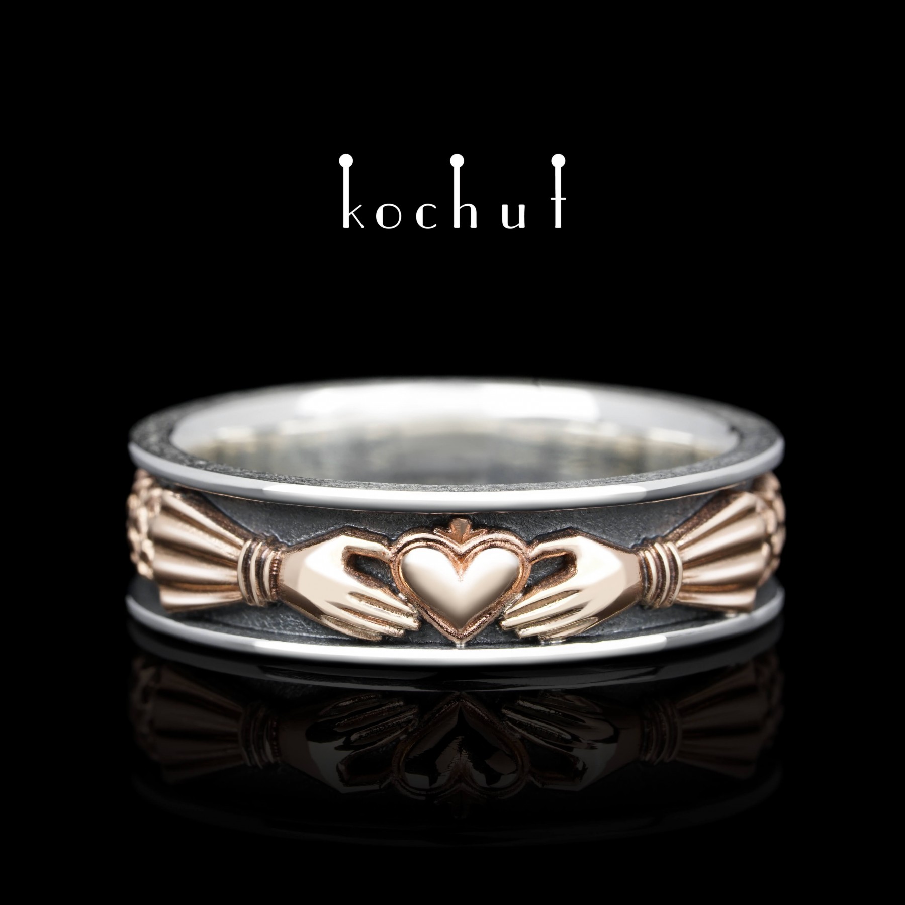 Irish Claddagh Ring, Irish Claddagh Ring Rose Gold, Simulated Pink  Morganite Cubic Zirconia Rose Gold Claddagh Ring, Fede Ring Rose Gold -  Etsy | Gold claddagh ring, Claddagh rings, Claddagh