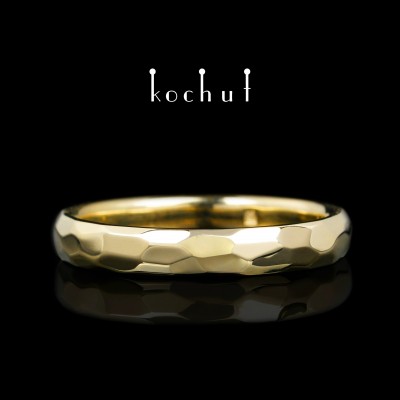 Wedding ring «Absolute». Yellow gold