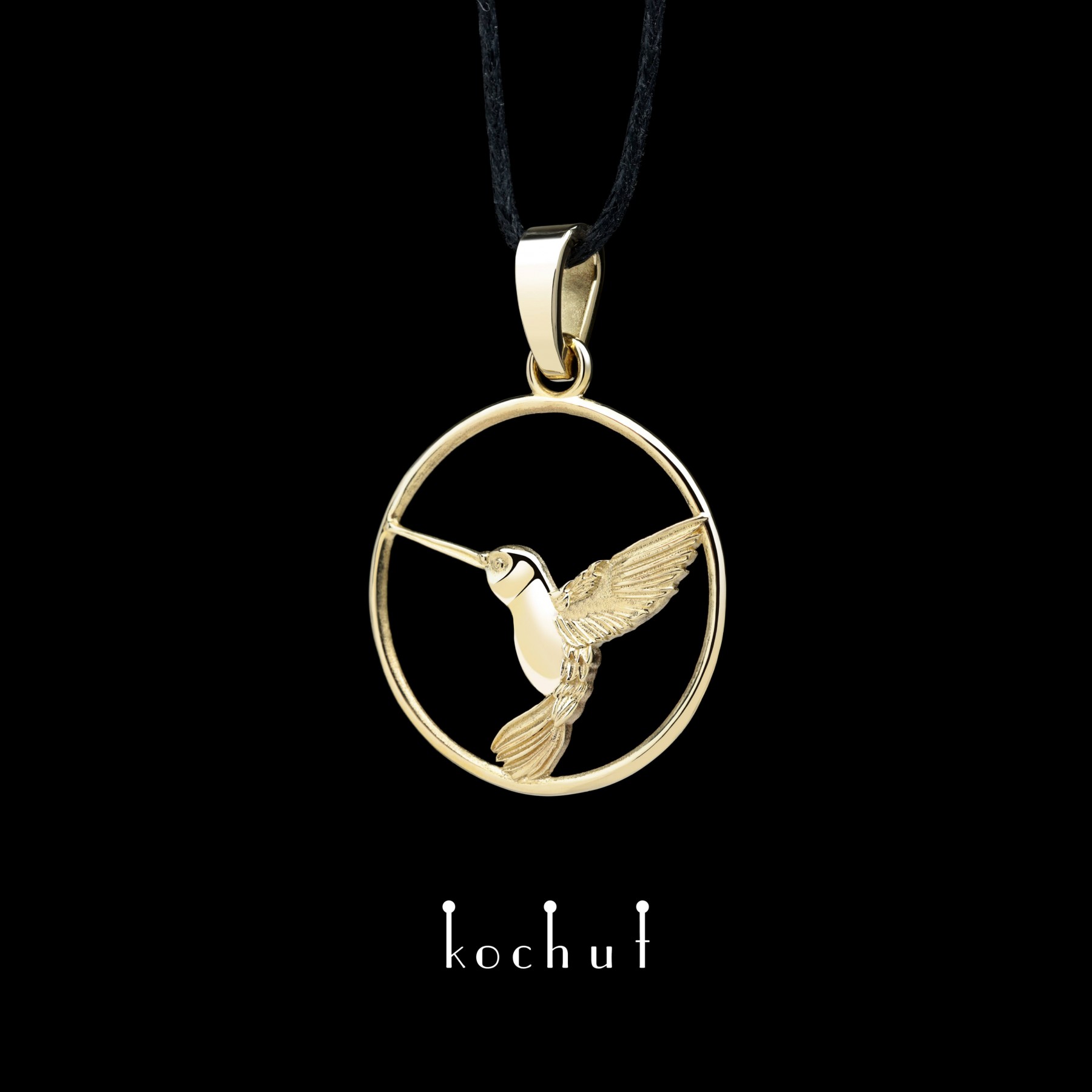 14k Gold Hummingbird Talisman | Magpie Jewellery