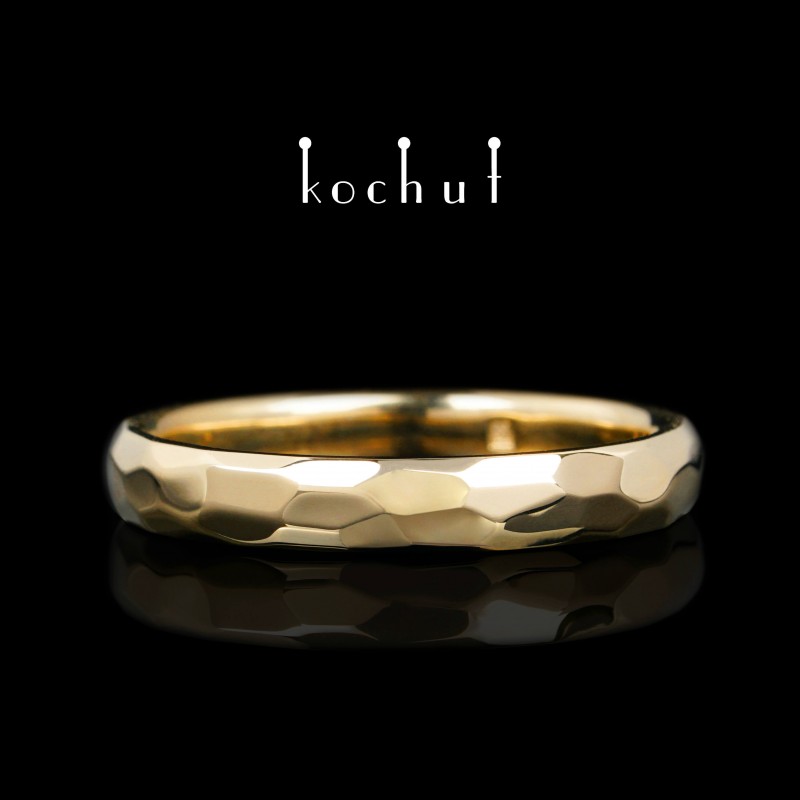 Wedding ring «Absolute». Red gold