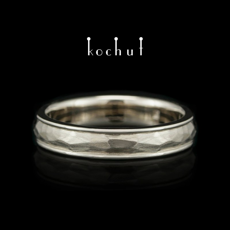 Wedding ring «Absolute». White gold