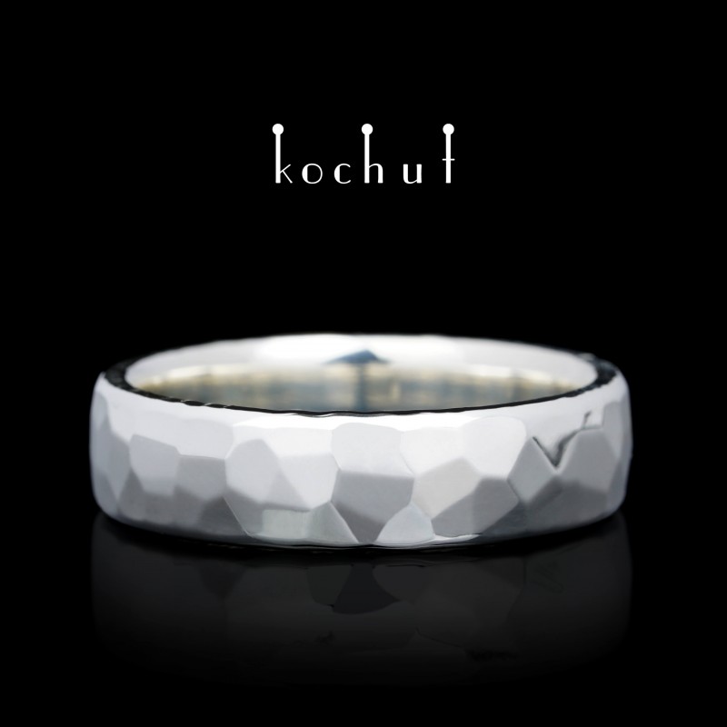 Light — silver wedding ring