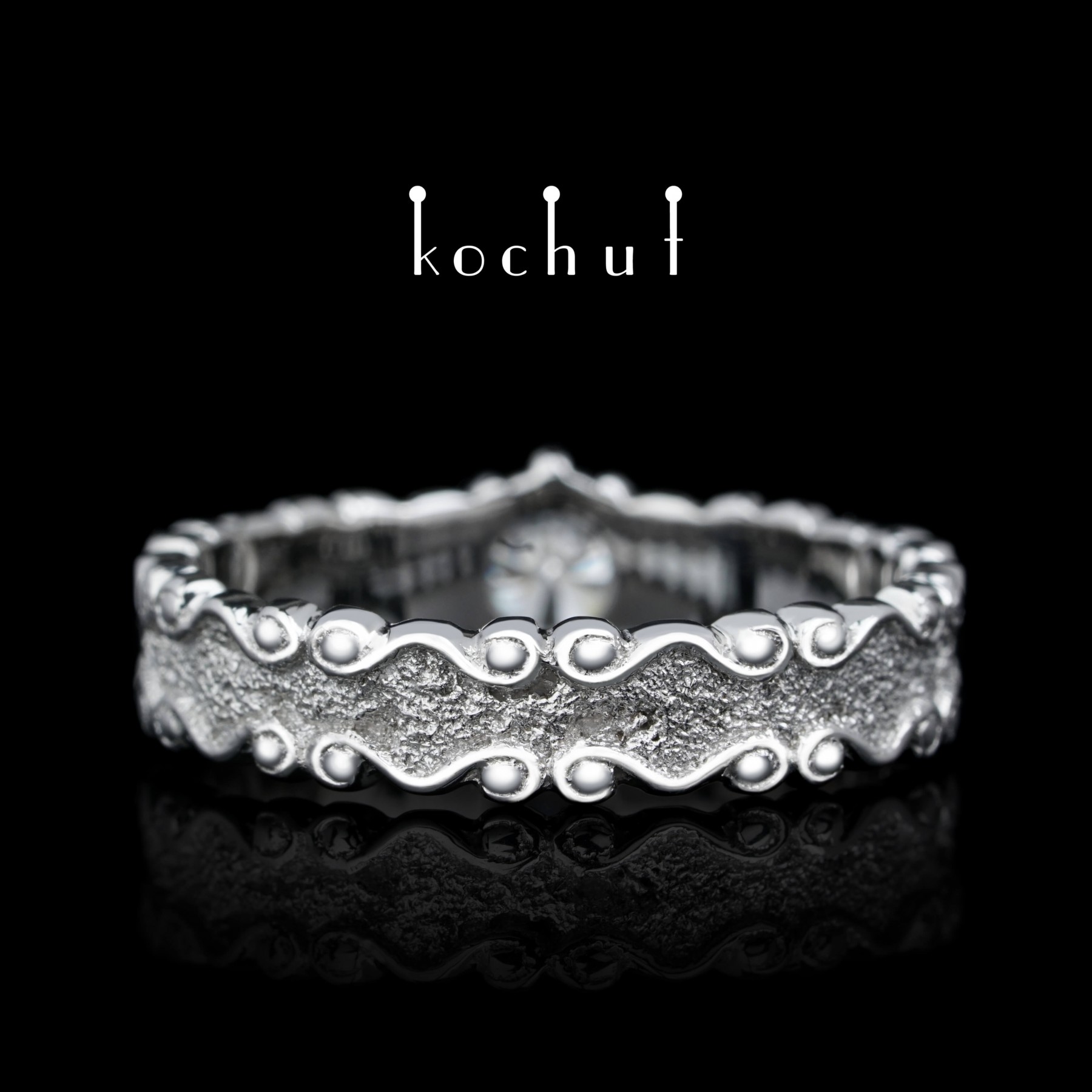 Ring Marquis White gold, white gold plating, diamond, white rhodium