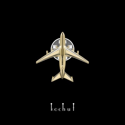 Pin «Mriya». Yellow gold