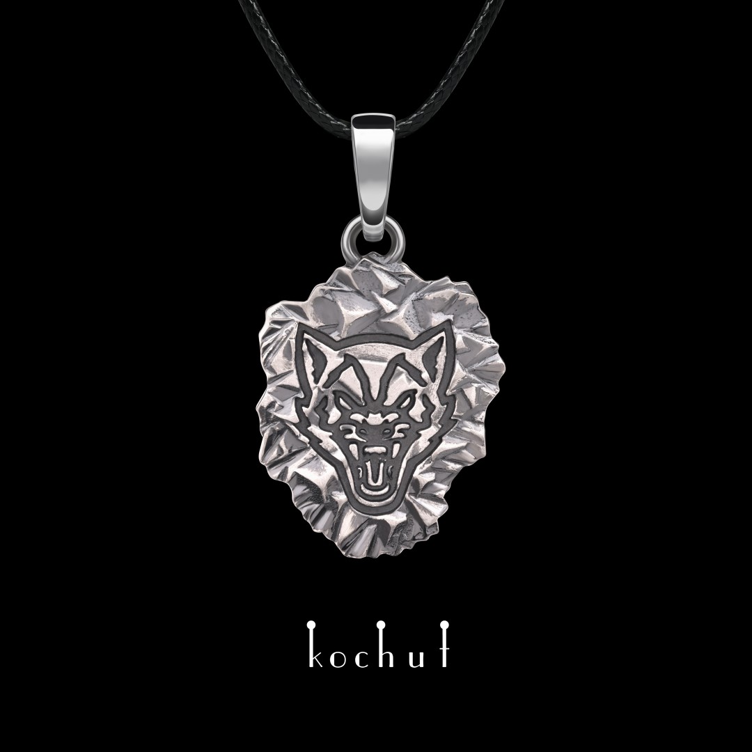 Wisiorek "Część stada". Srebro, oksydowanie