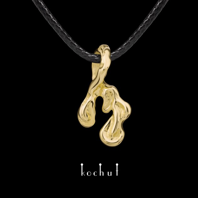 Pendant «Storge». Yellow gold