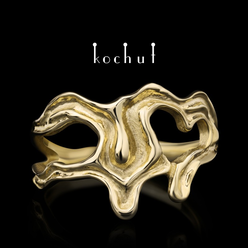 Ring «Eros». Yellow gold