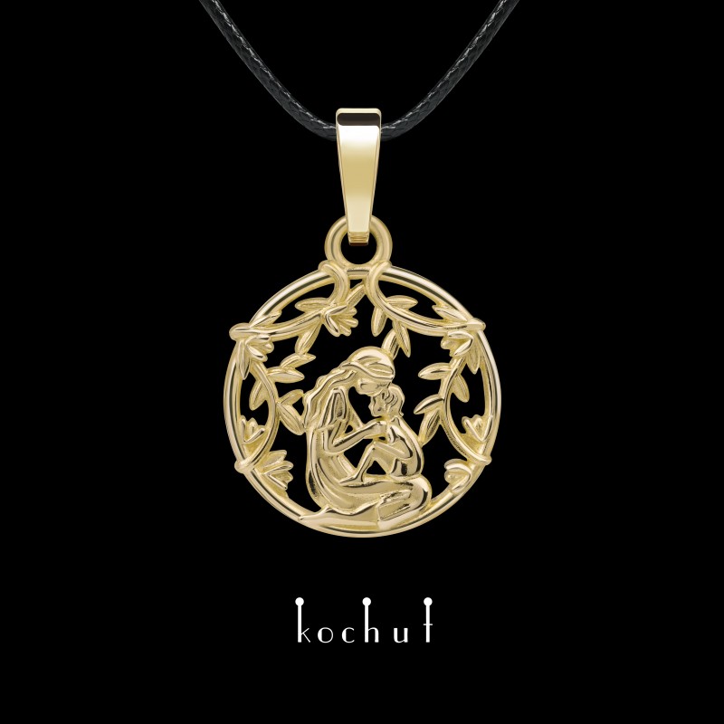 Кулон «Материнство: міні». Жовте золото