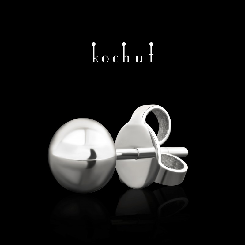 Моносережка «Грані характеру: Гармонія». Біле золото, білий родій